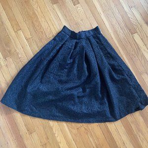 H&M brocade circle skirt